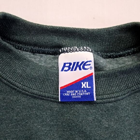 Vintage Guardian Angels Sweatshirt Bike Green Womens XL Crewneck Sweater 90s - Picture 4 of 7